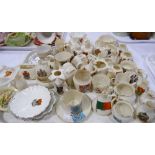 Approximately 46 pieces of crested china including 39 Goss and 7 other