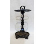 A cast iron stickstand in the manner of Coalbrookdale. 21'' high