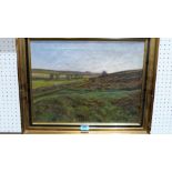 Z. JACOBSEN. 20th CENTURY DANISH: A landscape. Signed. Oil on canvas. 15'' x 19½''