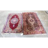 Two small eastern rugs