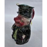 A character jug, the base marked Lane End 1752. 19th/20th century. 9½'' high. Rim restored