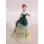 A Royal Worcester figure, Belle of the Ball. 8'' high