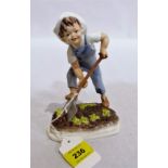 A Royal Worcester figure, Saturday's Child Works Hard for a Living 3524. 7'' high