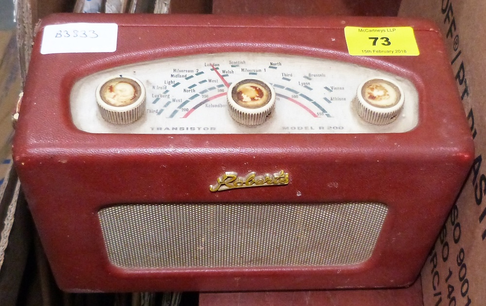 A Roberts R200 transistor wireless