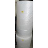 Two rolls of bubble wrap