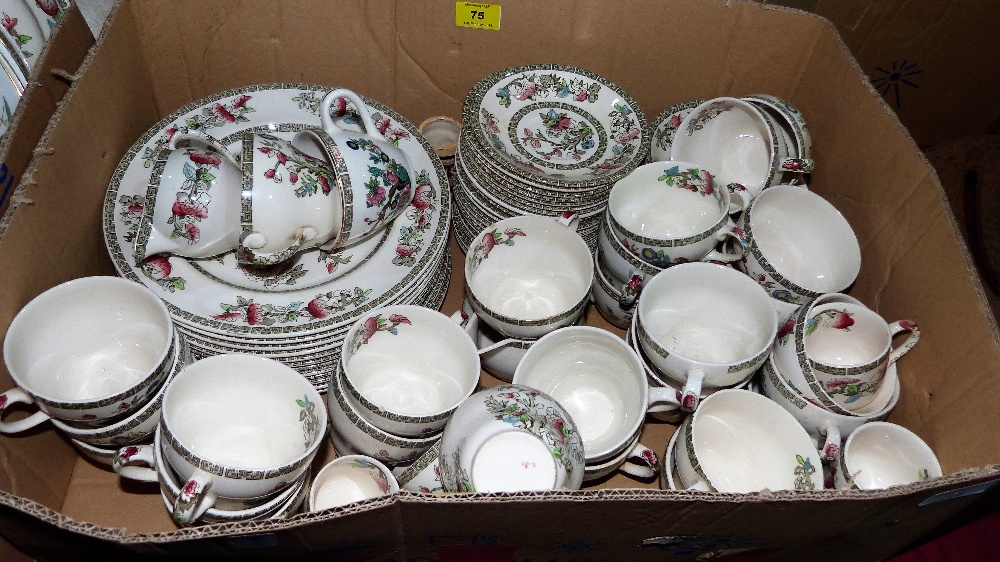 A large collection of Indian Tree and other tea and dinnerware