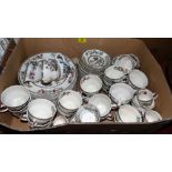 A large collection of Indian Tree and other tea and dinnerware