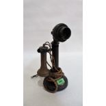 An early 20th century candlestick telephone I28/294 No. 150