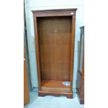 A mahogany veneered bookcase of recent manufacture with five shelves. 30'' wide