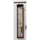 An Admiral Fitzroy mercurial barometer of recent manufacture. 39'' high