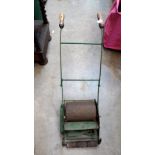 A vintage Webbs child's lawnmower