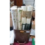 8 rolls of Laura Ashley wallpaper