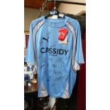 A Coventry City signed shirt