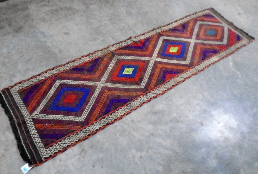 Suzni kilim runner. 260cm x 70cm