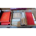 An extensive collection of cigarette and tea cards in albums or in sets