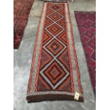 A Suzni kilim runner 2.9m x 0.77m