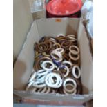 A box of curtain rings