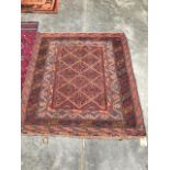 A Gazeb rug. 1.27m x 1.18m