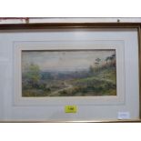 A. WOOLNOTH. BRITISH 19TH CENTURY Shropshire landscape near Bridgnorth. Signed and dated 1888.