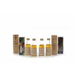 EIGHT SINGLE MALT SCOTCH WHISKY MINIATURES To include: Macallan 1970 18yo (2), Macallan 10yo (2),