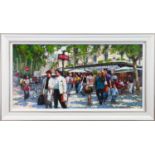 * TONY ROME, LE METRO, PARIS oil on board,