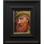 GRAHAM H D MCKEAN, A SCOTTISH SOLDIER oil on canvas, signed,