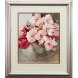 * ETHEL WALKER, GLADIOLI oil on board, signed 33cm x 28cm Mounted,