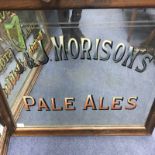 J & J MORRISON'S PALE ALES PUB ADVERTISING MIRROR