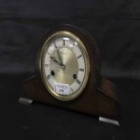 SMITHS MAHOGANY MANTEL CLOCK