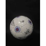 1990's RANGERS FOOTBALL CLUB OFFICIAL AUTOGRAPHED FOOTBALL