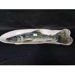 HIGHLAND STONEWARE SALMON SERVING DISH