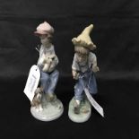 GOOD LOT OF LLADRO AND NAO FIGURES (10)