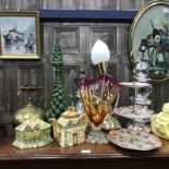 LOT OF MIXED CERAMICS AND GLASS
