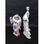 LOT OF LLADRO AND NAO FIGURES (10)