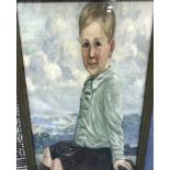 OIL PAINTING OF A YOUNG BOY