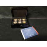 BOX OF COINS AND COIN SETS including silver proof examples