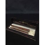 WATERMAN 51V FOUNTAIN PEN AND PROPELLING PENCIL SET in original case