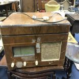 'MARCONIPHONE' GRAMOPHONE IN WOODEN CASE