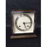 WOODEN CASED MANTLE CLOCK