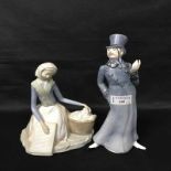 COLLECTION OF CERAMIC FIGURES comprising of Coalport, Worcester,