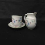 WEDGWOOD PART TEA SET and a Royal Doulton part tea set