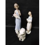 LOT OF LLADRO FIGURES along with Nao and other Spanish figures (15)
