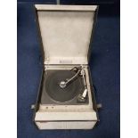 HACKER PORTABLE RECORD PLAYER with built in speaker system