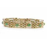 CHINESE GOLD GATELINK BRACELET