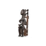 20TH CENTURY AFRICAN CARVED WOOD FERTILI