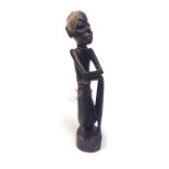 EARLY 20TH CENTURY AFRICAN CARVED WOOD F