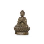 EARLY 20TH CENTURY CHINESE BRONZE BUDDHA