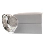 LADY'S DIOR STAINLESS STEEL QUARTZ CHRONOGGRAPH WRIST WATCH the round silver coloured dial with