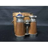 CHEVALIER PARIS BINOCULARS along with two further pairs of binoculars,