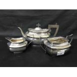 LOT OF SILVER PLATED WARE including tea service